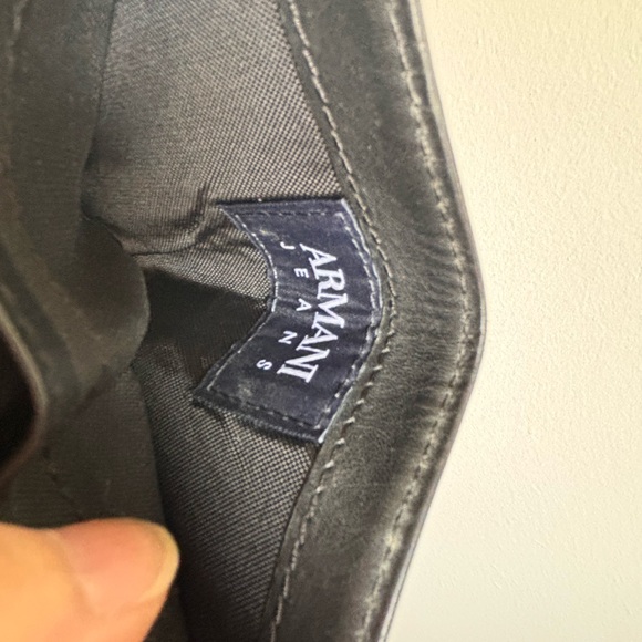 Armani jeans leather wallet unisex - Picture 8 of 14